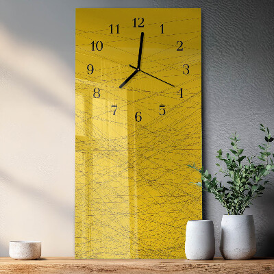 Reloj rectangular rayas