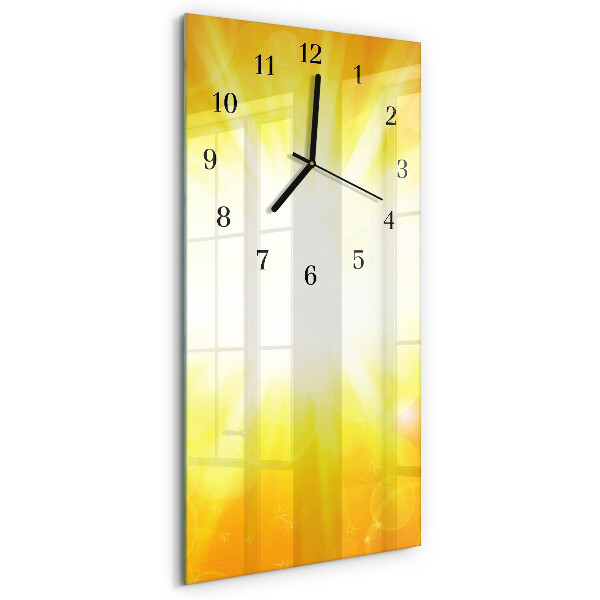 Reloj rectangular Luz del sol