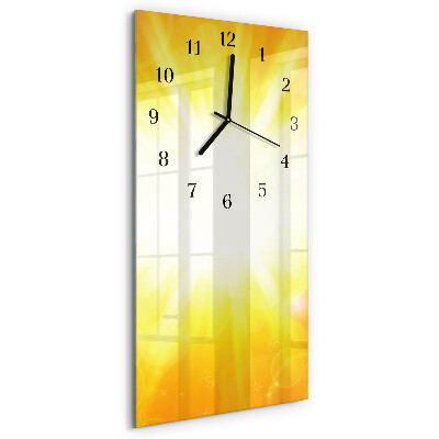 Reloj rectangular Luz del sol