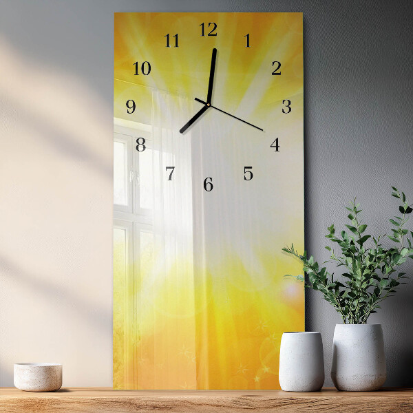 Reloj rectangular Luz del sol