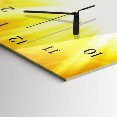 Reloj rectangular Luz del sol