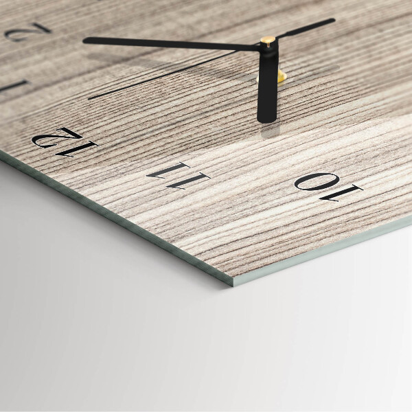 Reloj rectangular Madera