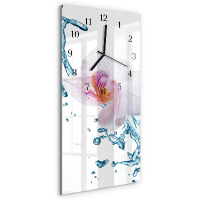 Reloj rectangular Orquídea