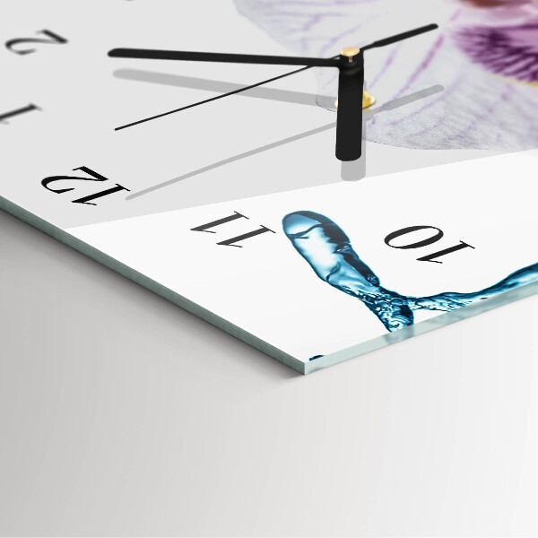 Reloj rectangular Orquídea