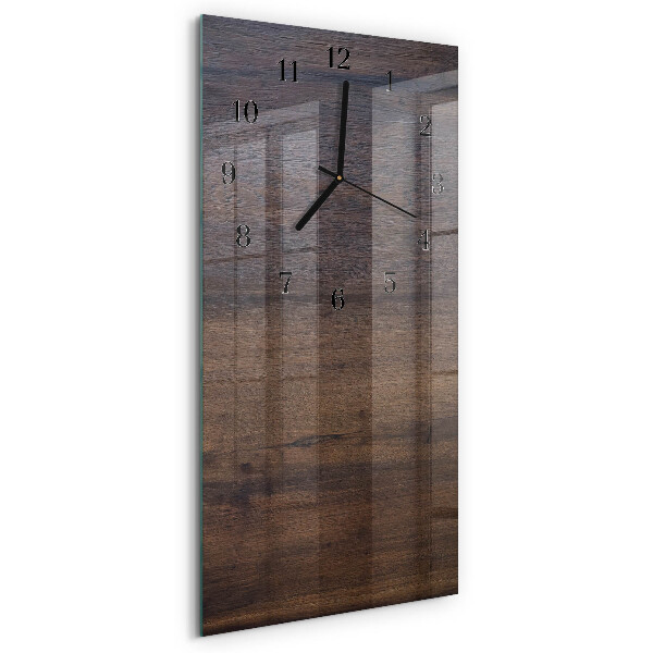Reloj rectangular Tabla de madera