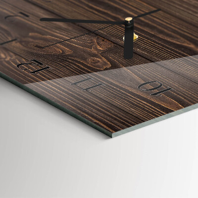 Reloj rectangular Madera