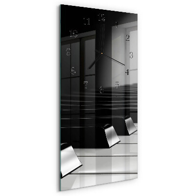 Reloj rectangular Teclas de piano