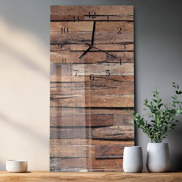 Reloj rectangular Madera