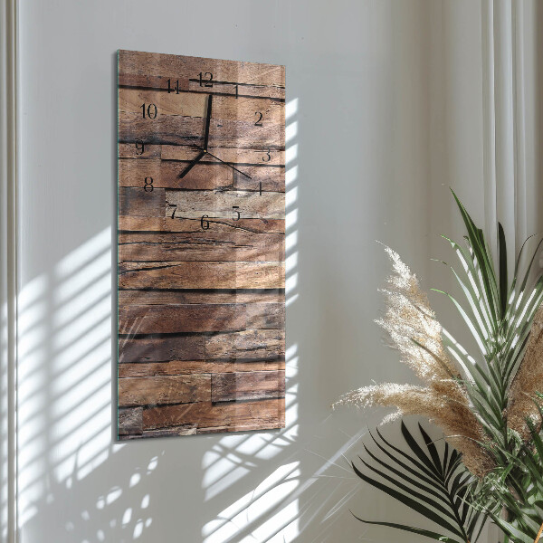 Reloj rectangular Madera