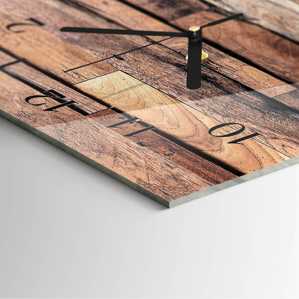 Reloj rectangular Madera