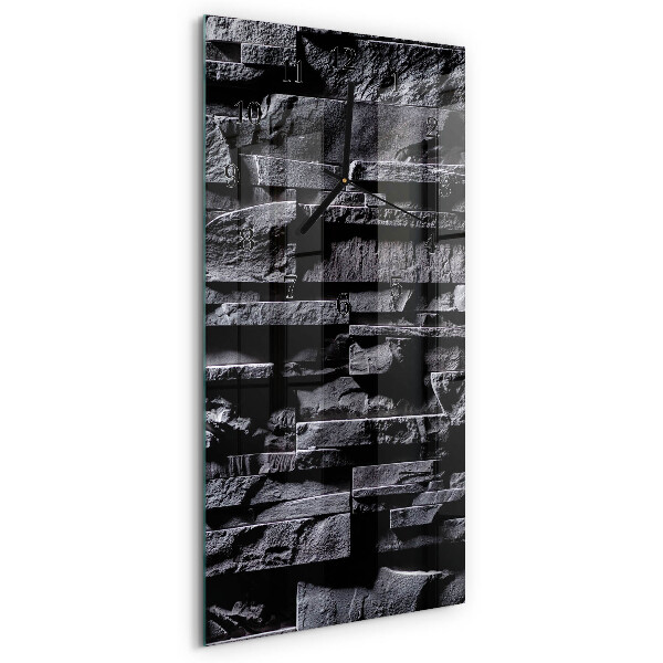 Reloj rectangular Piedras