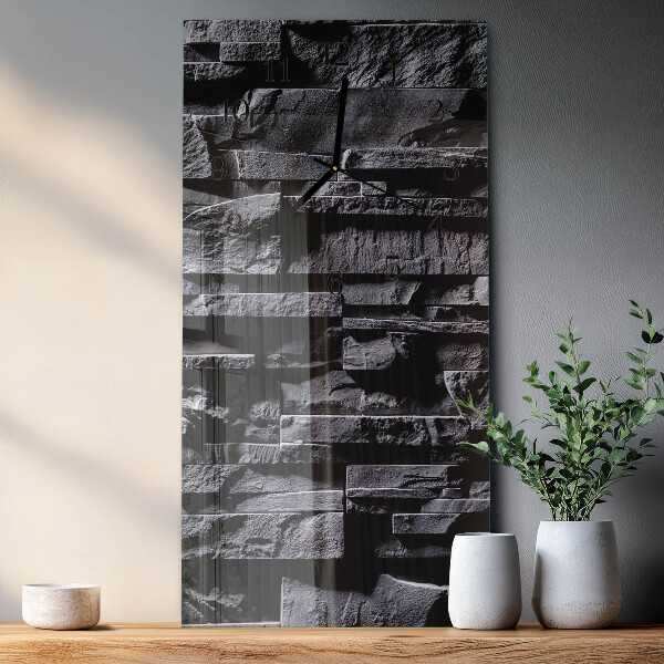 Reloj rectangular Piedras