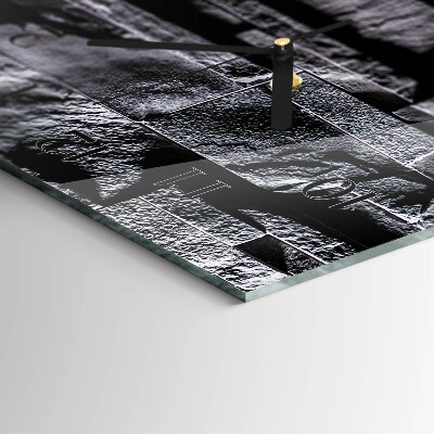 Reloj rectangular Piedras