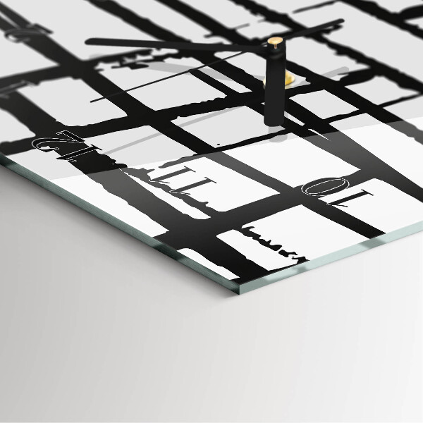 Reloj rectangular Patrón