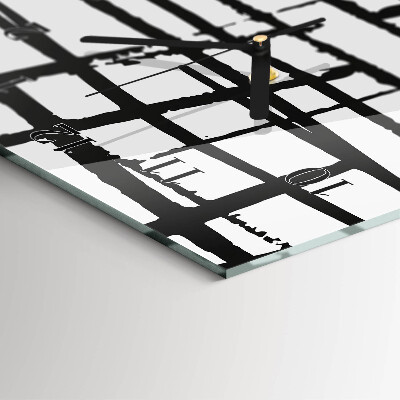 Reloj rectangular Patrón