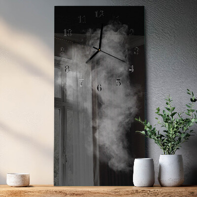 Reloj rectangular Fumar