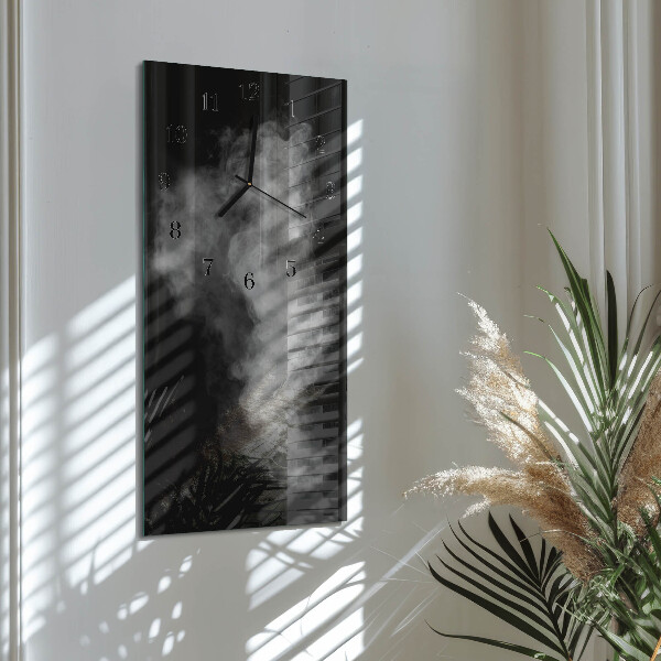 Reloj rectangular Fumar