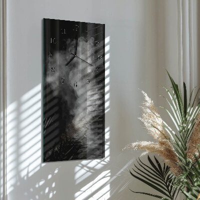 Reloj rectangular Fumar