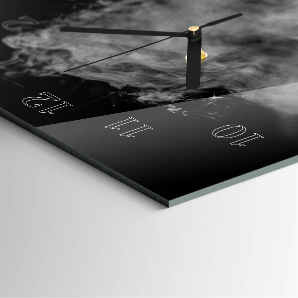 Reloj rectangular Fumar