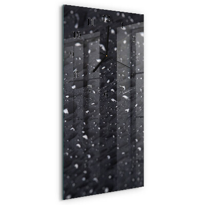Reloj rectangular Gota de agua
