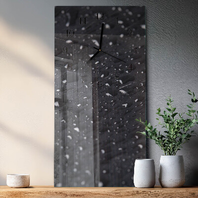 Reloj rectangular Gota de agua
