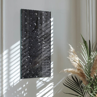 Reloj rectangular Gota de agua