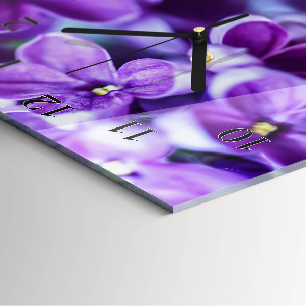 Reloj rectangular Lila