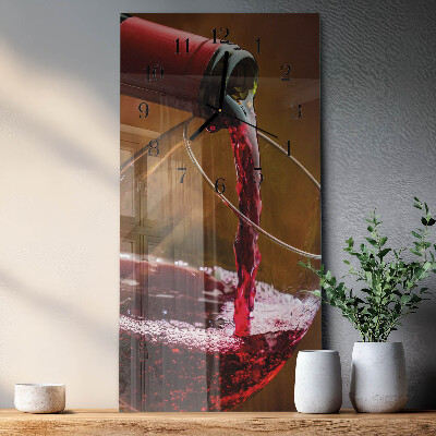 Reloj rectangular Vino