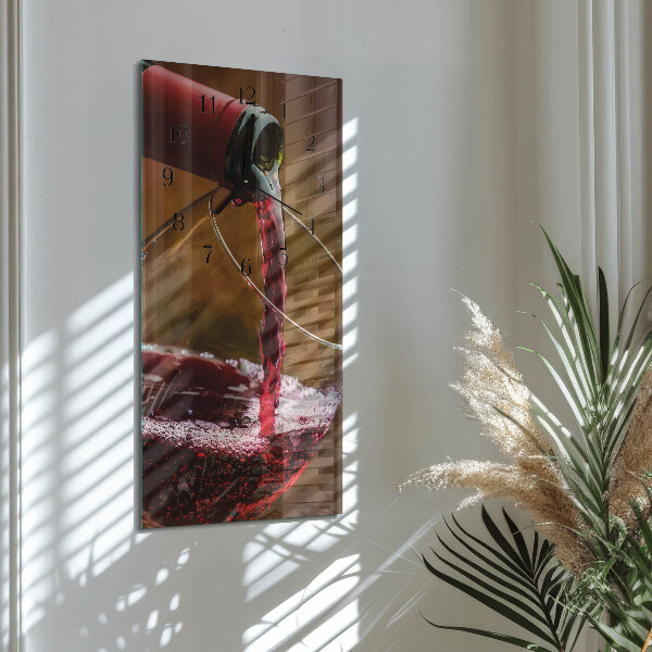 Reloj rectangular Vino
