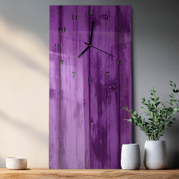 Reloj rectangular Madera