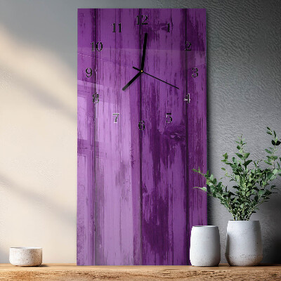 Reloj rectangular Madera