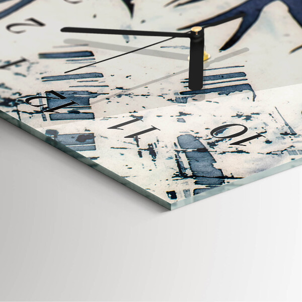 Reloj rectangular Sucursales