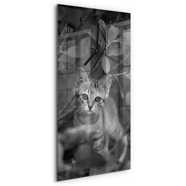 Reloj rectangular Gato