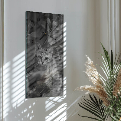Reloj rectangular Gato