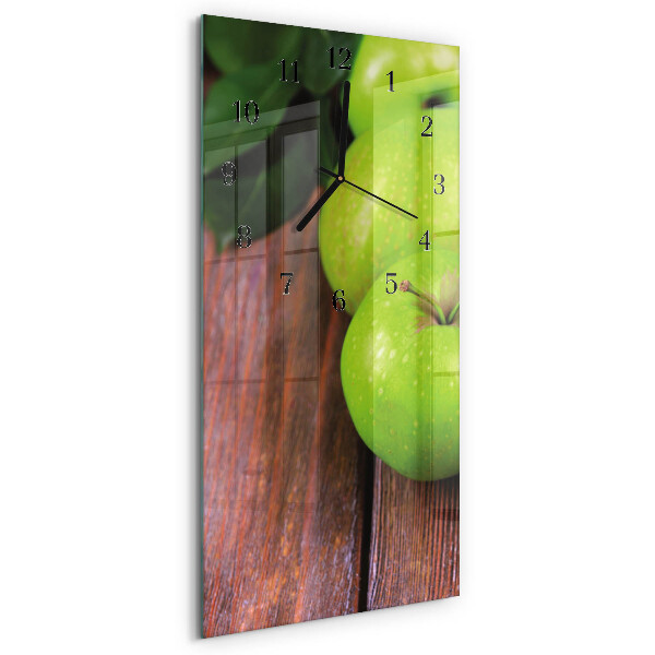 Reloj rectangular Mesa de manzanas