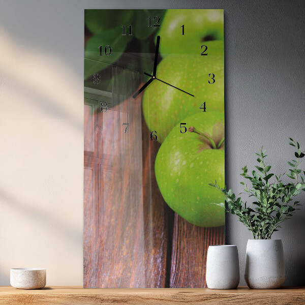 Reloj rectangular Mesa de manzanas