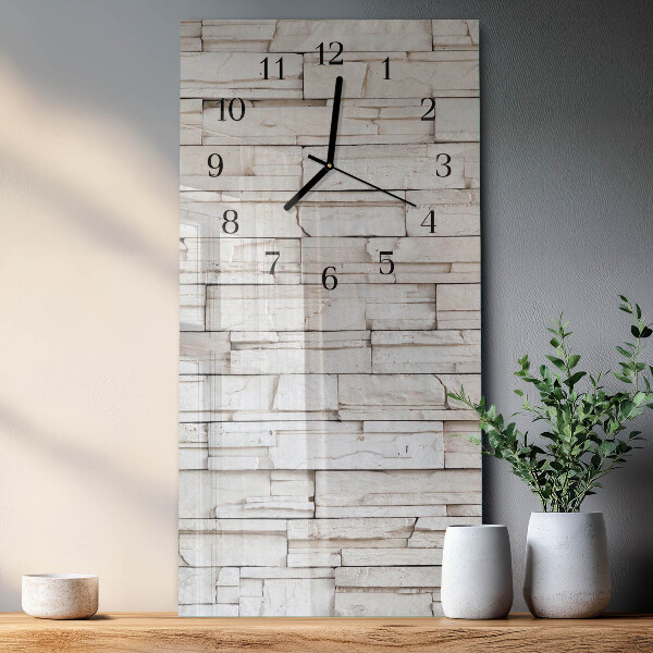Reloj rectangular Escoria de huella