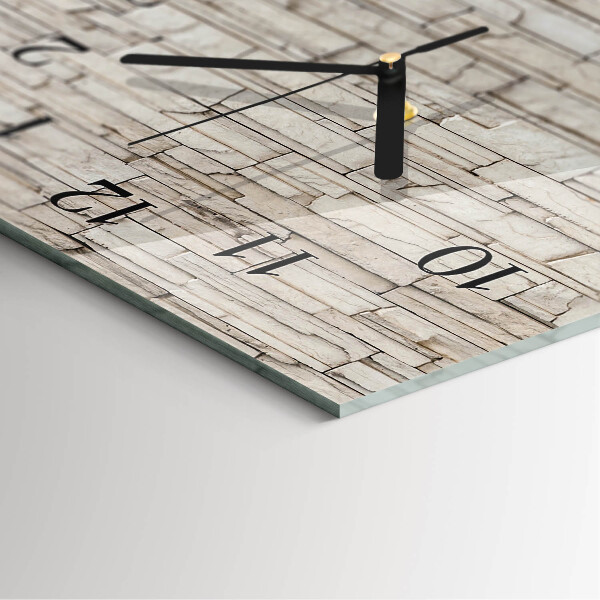 Reloj rectangular Escoria de huella