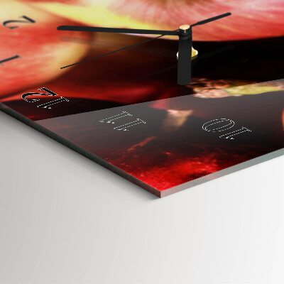 Reloj rectangular Manzana