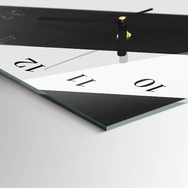 Reloj rectangular rayas