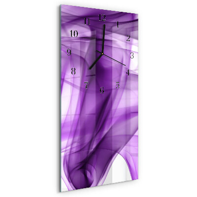 Reloj rectangular Patrón Viola