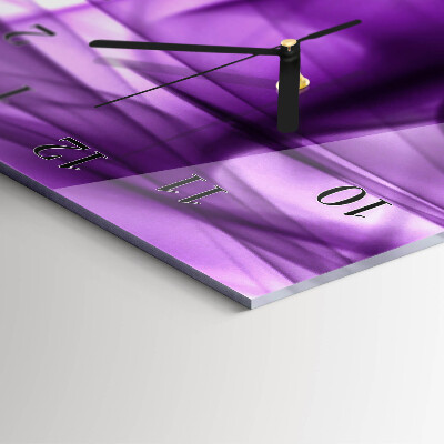 Reloj rectangular Patrón Viola