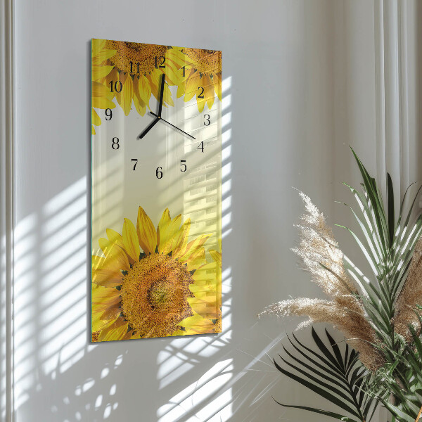 Reloj rectangular Girasol