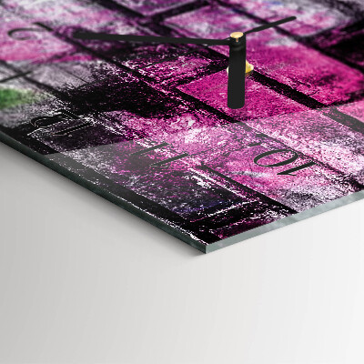 Reloj rectangular Ladrillo