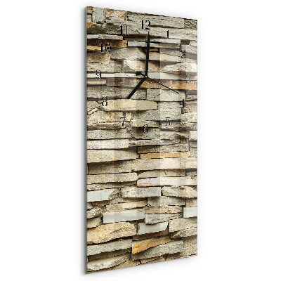 Reloj rectangular Piedras