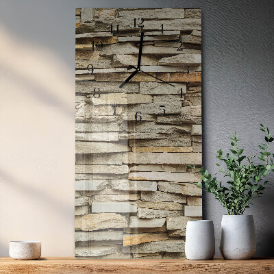 Reloj rectangular Piedras