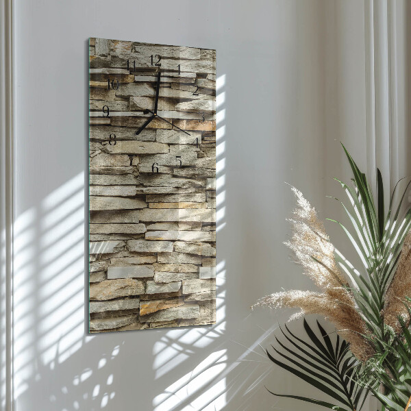 Reloj rectangular Piedras