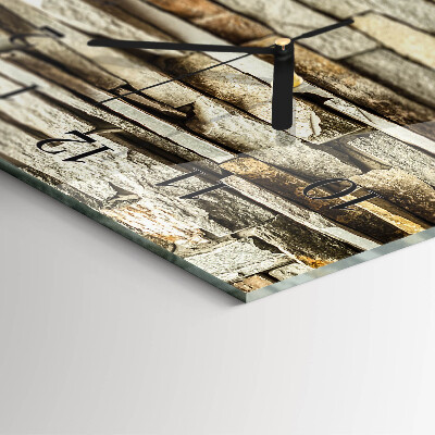 Reloj rectangular Piedras