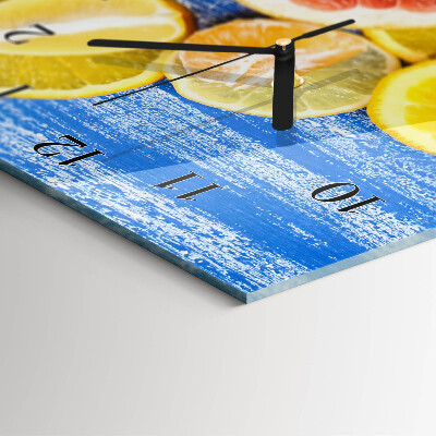 Reloj rectangular Fruta