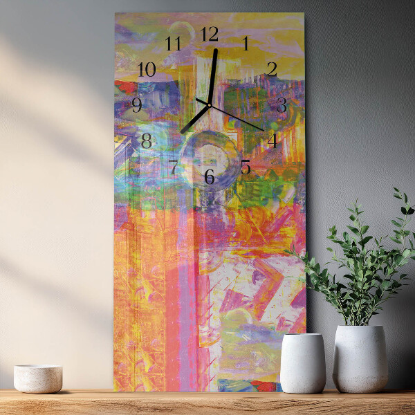 Reloj rectangular Caos